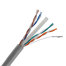 Wirepath™ Cat 6 550MHz Unshielded Riser Wire - 1000 ft. Nest in Box (Gray)                                                    
