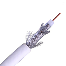 Wirepath™ RG6 CCS Coaxial Cable - 1000 ft. Spool in Box (White) 
