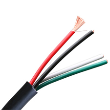 Wirepath™ 14-Gauge 4-Conductor Speaker Wire - 500 ft. Spool in Box (Black) 
