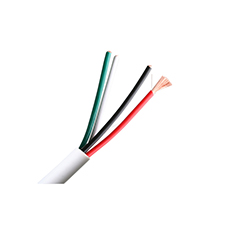 Wirepath™ 14-Gauge 4-Conductor Speaker Wire - 500 ft. Spool in Box (White) 