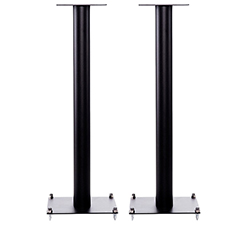 KEF Single Post Speaker Stand for Bookshelf Speakers - Black (Pair) 