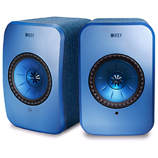 KEF LSX Wireless Speakers - Blue 