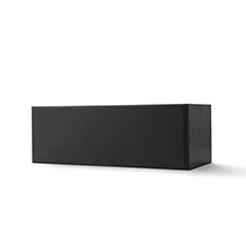 KEF Q Series Q250c Center Channel Speaker - Black (Each) 