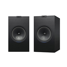 KEF Q Series Q350 Bookshelf Speaker - 6.5' | Linear Black (Pair) 