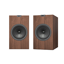 KEF Q Series Q350 Bookshelf Speaker - 6.5' | Linear Walnut (Pair) 