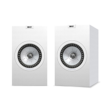 KEF Q Series Q350 Bookshelf Speaker - 6.5' | Linear White (Pair) 
