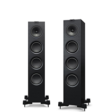KEF Q Series Q550 Floorstanding Loudspeaker - 5.25' | Linear Black (Each) 