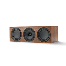 KEF Q Series Q650c Center Channel Speaker -  6.5' | Linear Walnut (Each) 