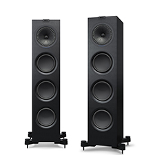 KEF Q Series Q750 Floorstanding Loudspeaker - 6.5' | Linear Black (Each) 
