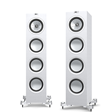 KEF Q Series Q750 Floorstanding Loudspeaker - 6.5' | Linear White (Each) 