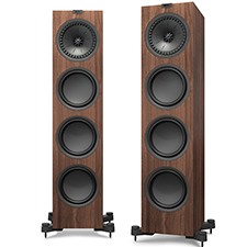 KEF Q Series Q950 Floorstanding Loudspeaker - 8' | Linear Walnut (Each) 