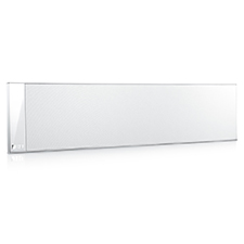KEF T Series T301c UltraThin Center Channel Speaker - White (Each) 