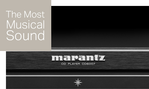 Marantz logo on the CD6007