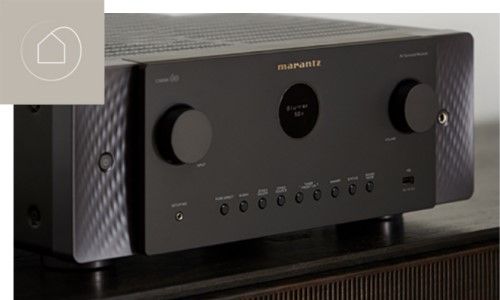 Upclose image of the front of the Marantz Cinema 60