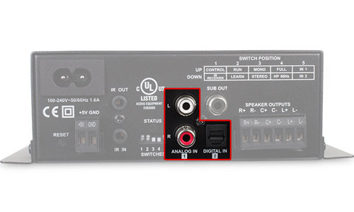 Episode® Digital Mini-Amplifier with 35 Watts per Channel