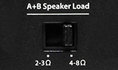 Load Selector Switch on amp