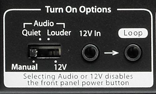 Zoomed-in view of Turn On Options on back of switch