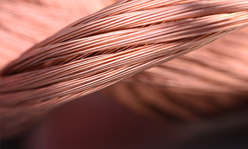 Copper strand upclose