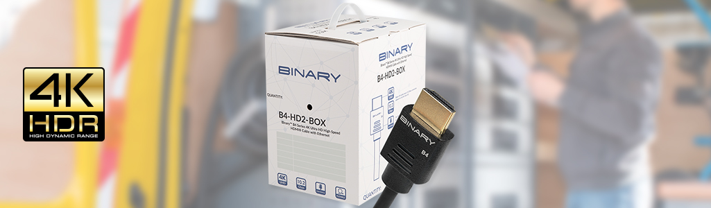 New Binary b4 4k/HDR box of cables