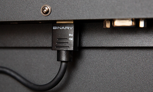 Upclose image of the new Binary B4 HDMI cable
