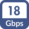 Binary 18 Gbps Icon