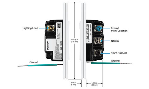 Lutron RadioRA 3 Sunnata RF Companion Switch test