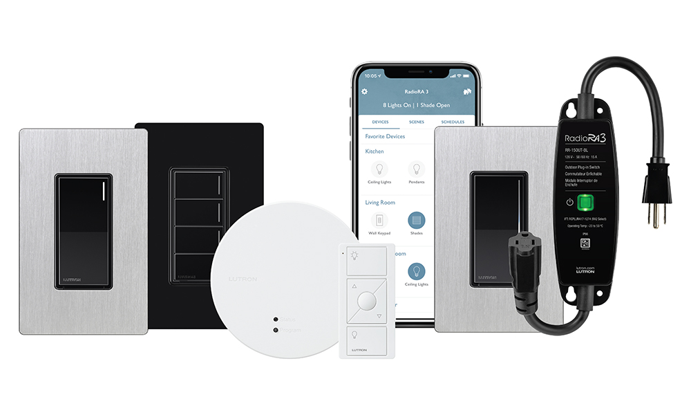 Lutron RadioRA 3 AllinOne Processor Starter Kit Includes Ceiling