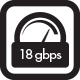 18 Gbps icon