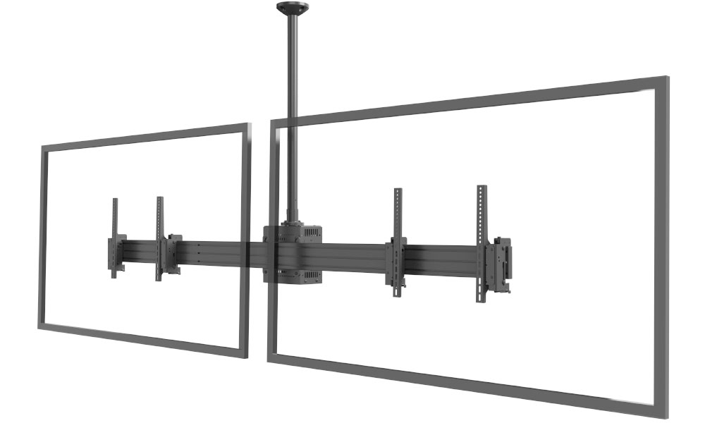SM-CB-CM-2S-LS-L fully assembled and hanging from Ceiling