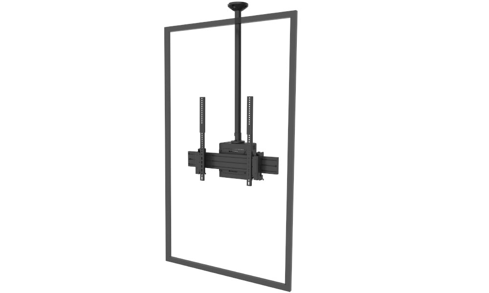 SM-CB-CM-S-PT-L fully assembled and hanging from Ceiling