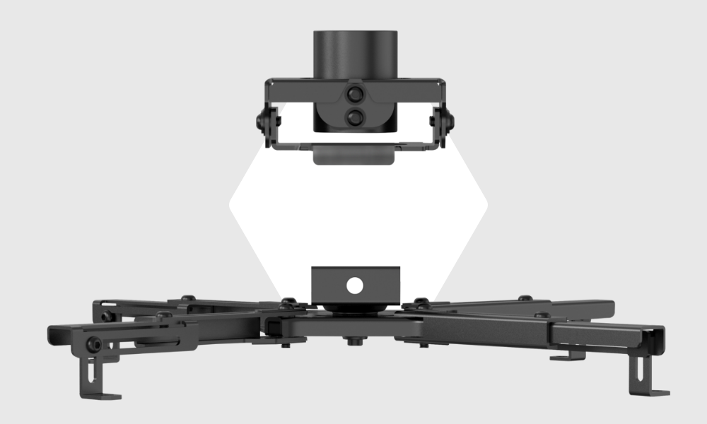 Diagram showing the base and pole