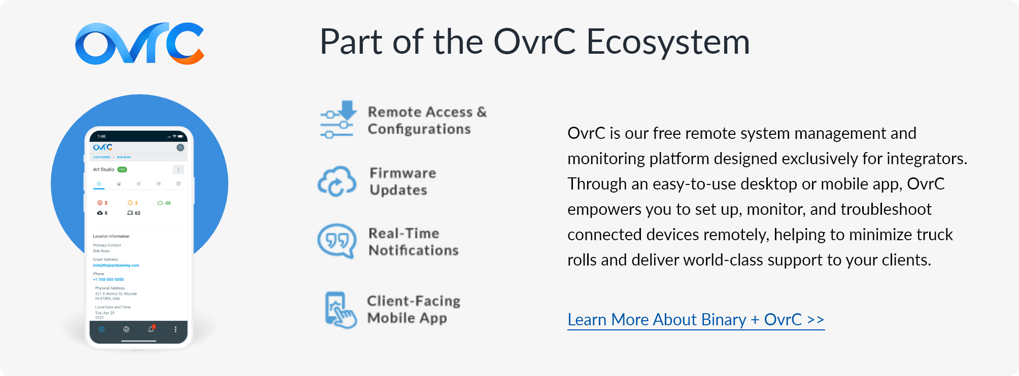 OvrC Info banner