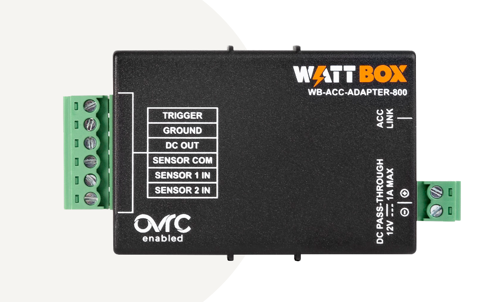 Image of the UI of Wattbox adapter