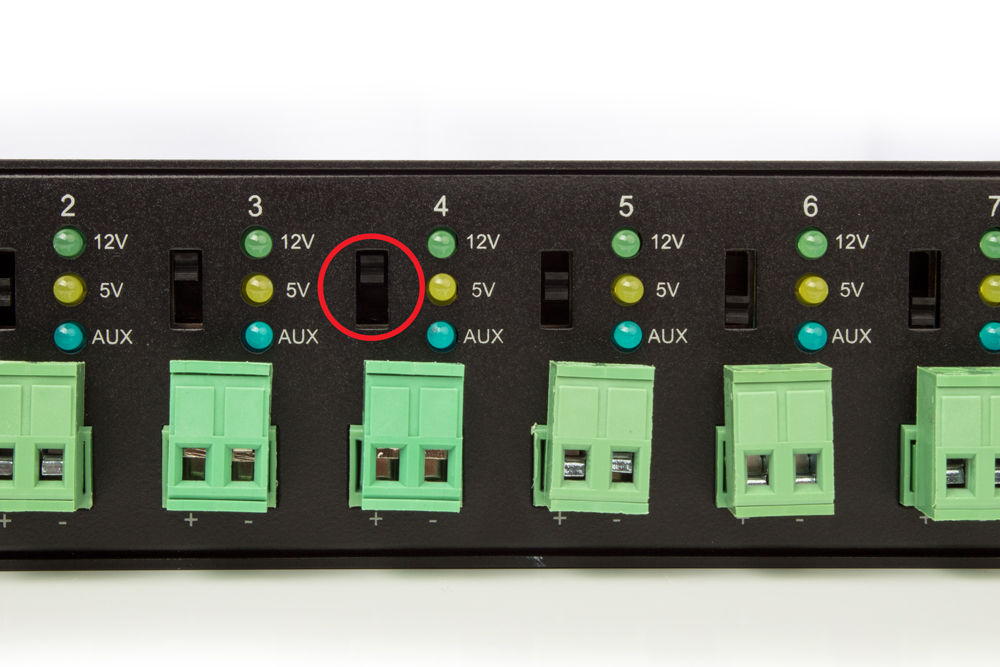 EMB EBW10 10 Outlet Rack Mount Power Supply – 110V/220V Surge Protector – 4 Pack