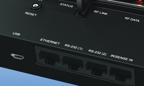 2-way control buttons on touchscreen