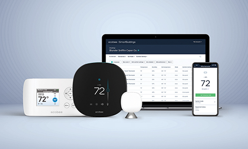 ecobee family shot of connected devices
