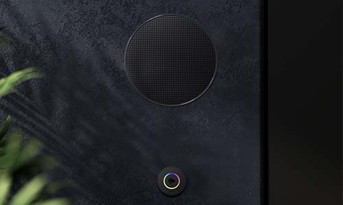 Black Josh Nano on a black wall
