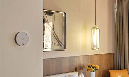 Josh Nano installed in a room with the lights turned on
