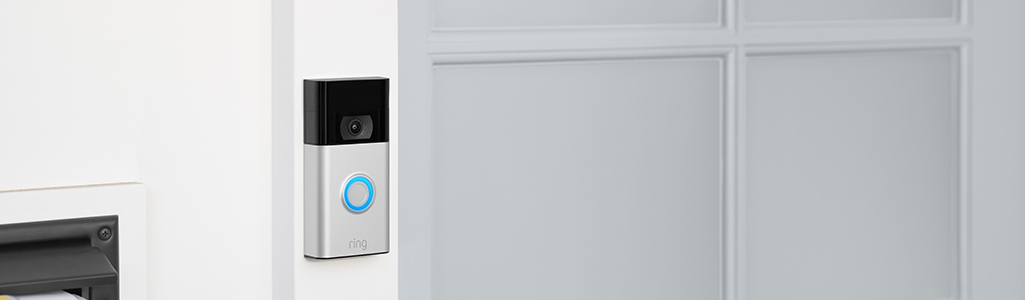 Ring Video Doorbell on door