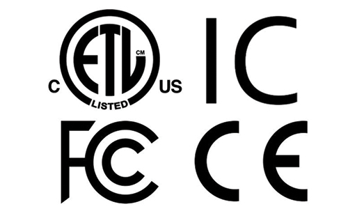 Certifications logos