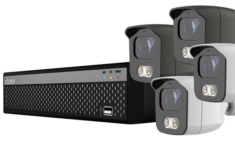 NVR with 4 cameras