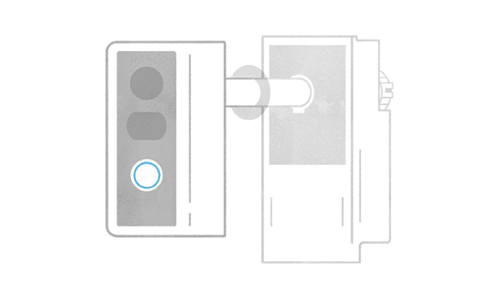 Ring Peep camera install diagram