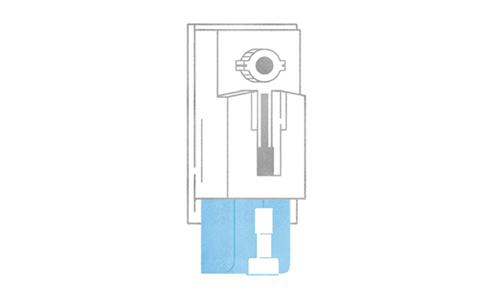 Ring Peephole diagram showing removeable battery
