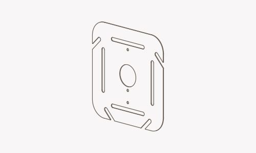 Installer working with wires of furnace for ecobee thermostat