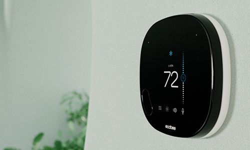 ecobee user interface on a mobile device