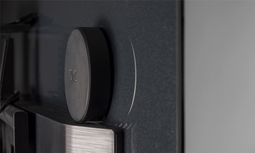 Zoomed-in view of wireless tranmitter