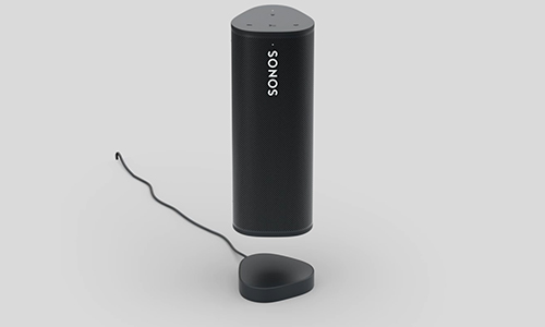 Sonos Roam and its charging base