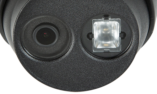 Closeup of Luma turret camera lens