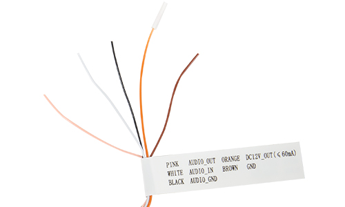 Connection wires in various colors