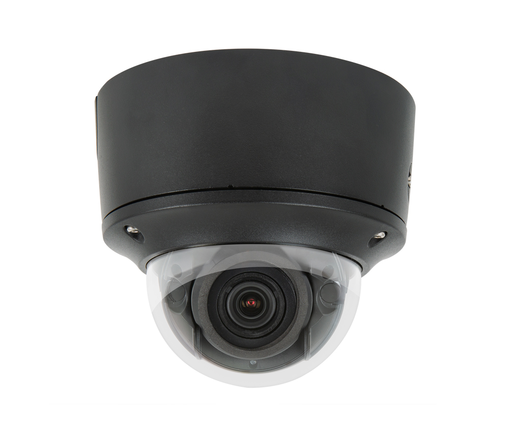 Black Luma 710 Series Dome IP camera